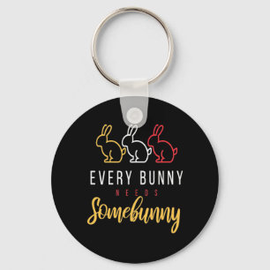 Every Bunny Needs Some Bunny Key Ring