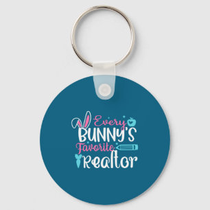 Every Bunny S Favorite Realtor Easter Day _1 Key Ring