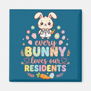 Every bunny was kung fu fighting funny easter magnet
