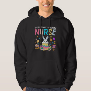 Every Bunnys Favorite Nurse Happy Easter Day Bunny Hoodie