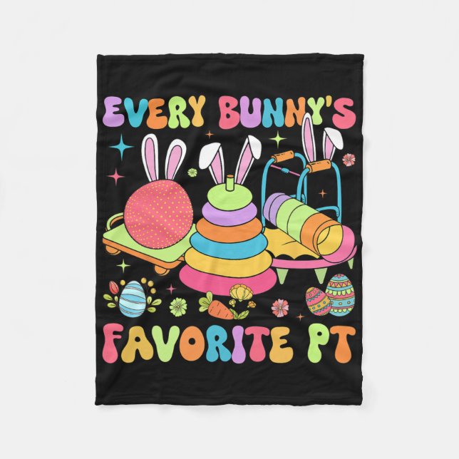 Every Bunny's Favorite Pt  Fleece Blanket (Front)