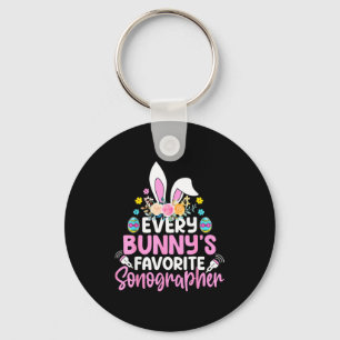 Every Bunnys Favorite Sonographer Sonography Tech Key Ring