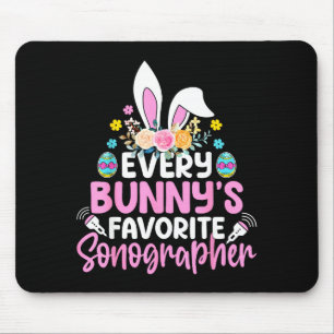 Every Bunnys Favorite Sonographer Sonography Tech Mouse Pad