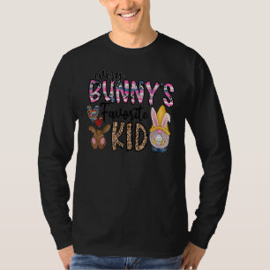 Every Bunny's Favourite Kid Leopard Print Cute Gno T-Shirt