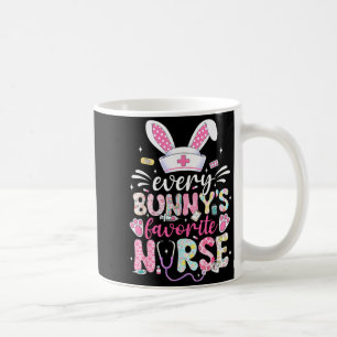 Every Bunnys Favourite Nurse Cute Easter Bunny Coffee Mug