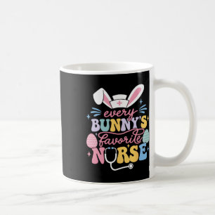 Every Bunny's Favourite Nurse Cute Easter Bunny Nu Coffee Mug