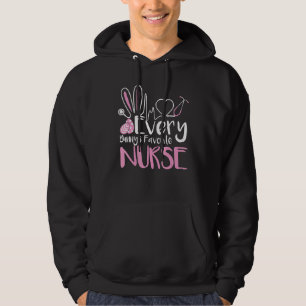 Every Bunny's Favourite Nurse Nurse Sarcastic East Hoodie