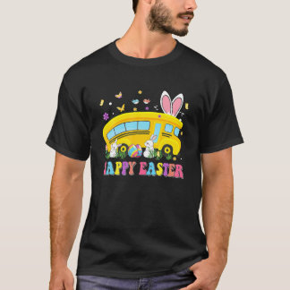 Every Bunny's Favourite School Bus Driver Happy Ea T-Shirt