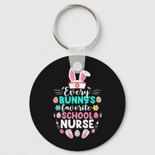 Every Bunny's Favourite School Nurse Funny Easter Key Ring