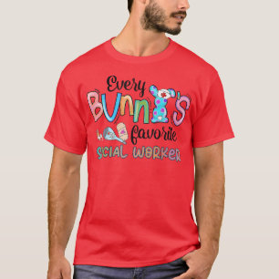 Every Bunny's Favourite Social Worker Easter 2022 T-Shirt