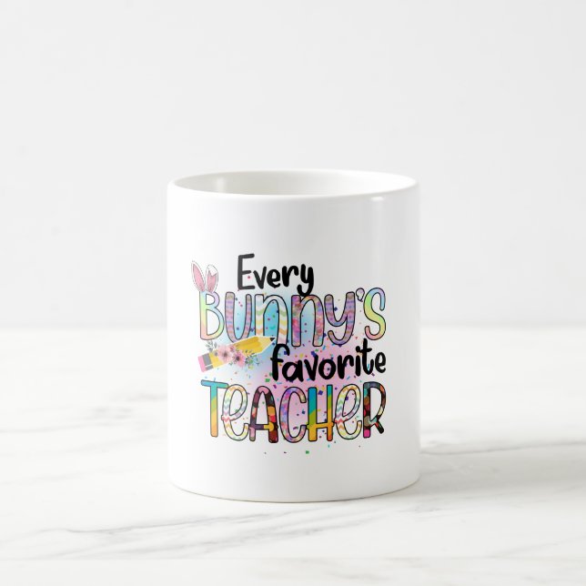 Every Bunny's Favourite Teacher, Happy Easter Coffee Mug (Center)