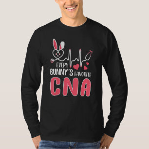 Every Bunny's Is Favourite Cna Nurse Cute Bunnies T-Shirt