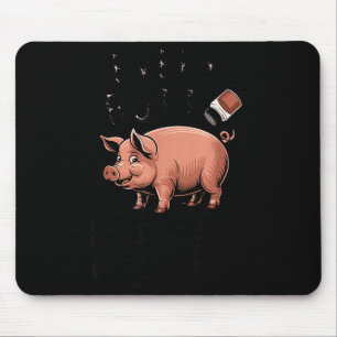 Every butt deserves a good rub - pig bbq pork mouse pad