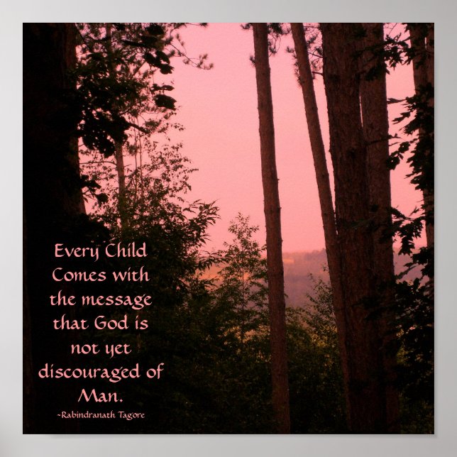 Every Child Comes withthe message...Poster Poster (Front)