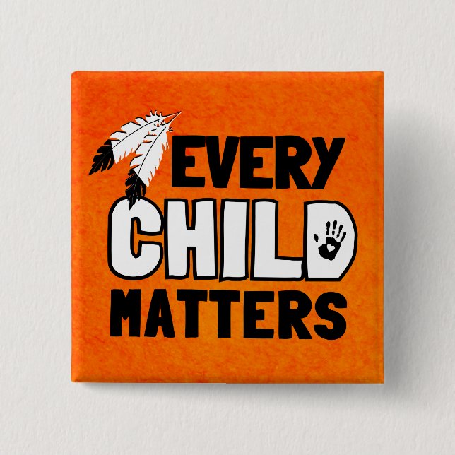 Every Child Matters 15 Cm Square Badge (Front)