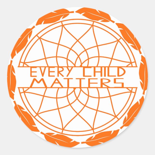 Every Child Matters Classic Round Sticker (Front)