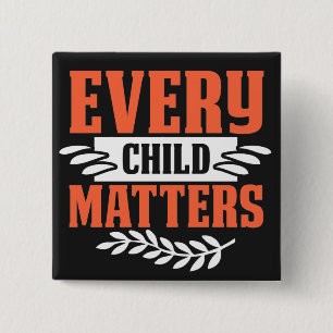 Every Child Matters Indigenous 15 Cm Square Badge