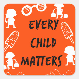 Every Child Matters Square Sticker