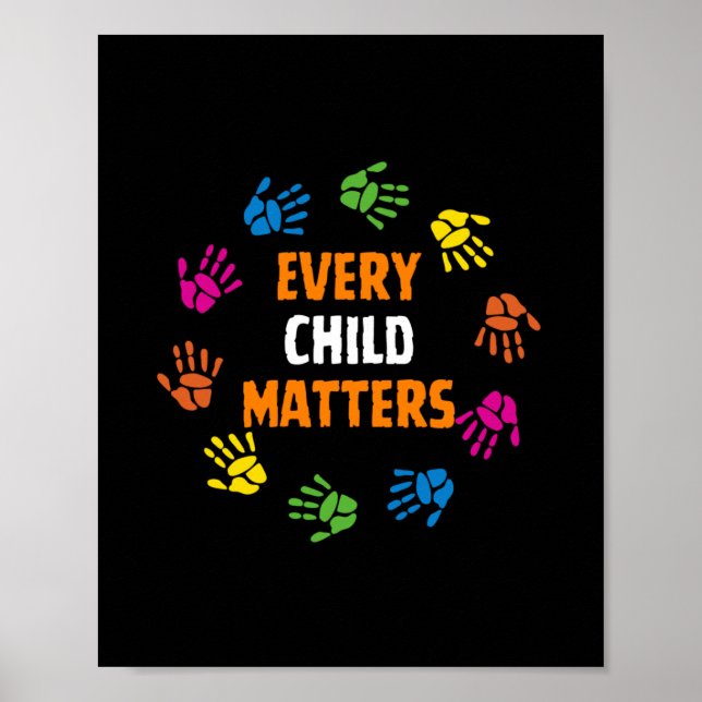 Every Child S _ Orange Day Sticker2  Poster (Front)
