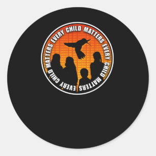Every Child S Orange Design Sticker