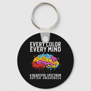 Every Colour Every Mind Autism Awareness Kids Supp Key Ring