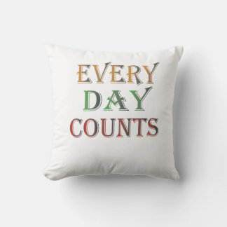 Every Day Counts Cushion