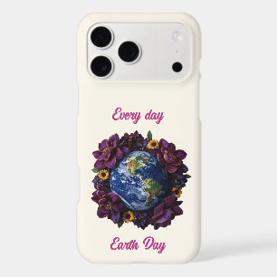 Every Day Earth Day Floral Planet Design