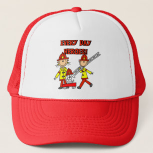 Every Day Heroes Firefighters T-shirts and Gifts Trucker Hat