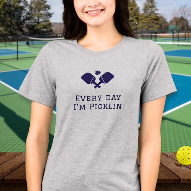 Every day I'm picklin, funny Pickleball Tri-Blend Shirt (Creator Uploaded)