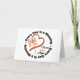 Every Day is a Blessing - Hope Leukaemia Card
