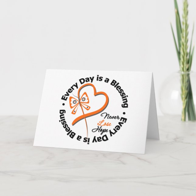 Every Day is a Blessing - Hope Leukaemia Card (Front)