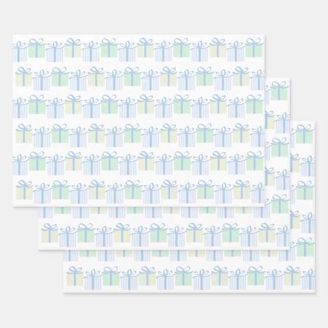 Every Day is a Gift Boy Birthday Wrapping Paper  (Set)