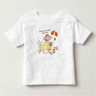 Every day is a new adventure  toddler T-Shirt