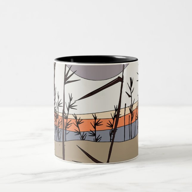 Every day is a new beginning Two-Tone coffee mug (Center)