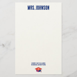 Every Day Is A New Science Adventure For Me Stationery