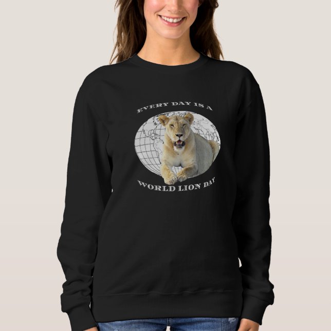 Every Day Is A World Elephant Day Sweatshirt (Front)