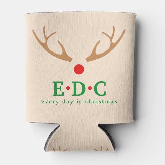 Every Day is Christmas Can Cooler (Front)