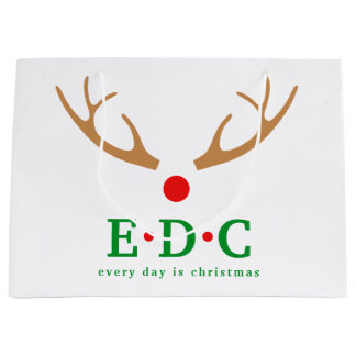 Every Day is Christmas  Large Gift Bag