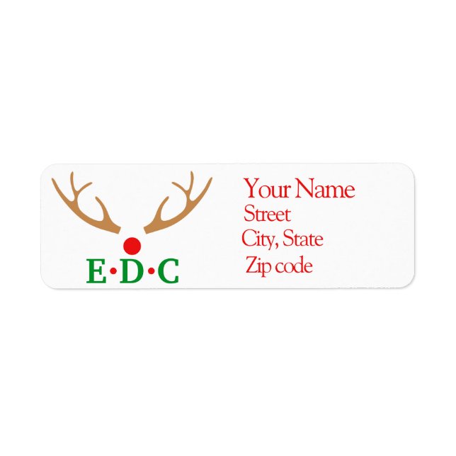 Every Day is Christmas  Return Address Label (Front)