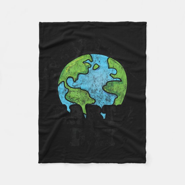 Every Day Is Earth Day _1  Fleece Blanket (Front)