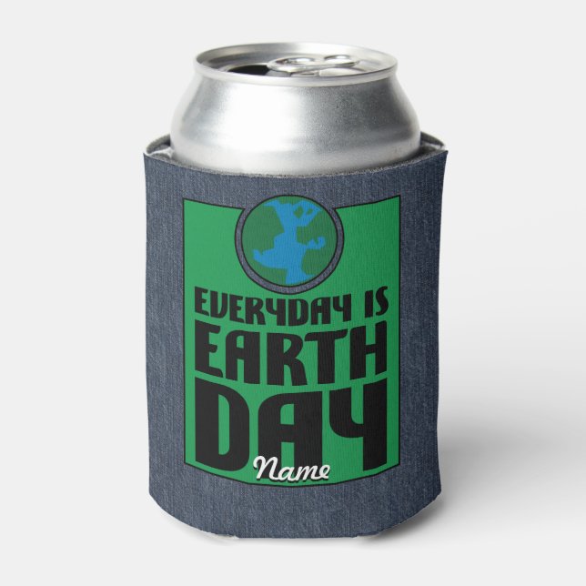 Every Day is Earth Day Can Cooler (Can Front)
