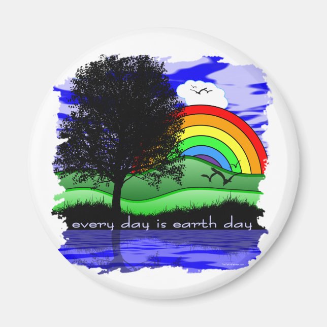 Every Day is Earth Day Magnet (Front)