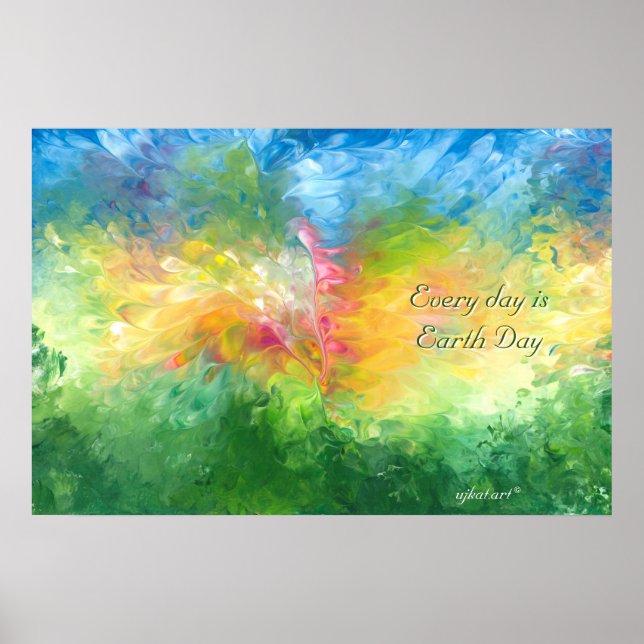 Every day is Earth Day Poster (Front)