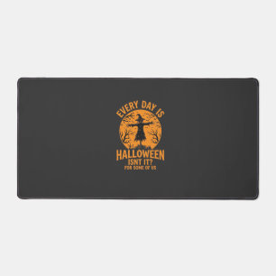 Every Day Is Halloween Scarecrow Witch Design_1 Desk Mat