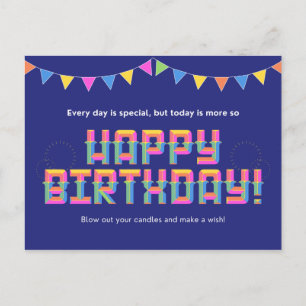 Every day is special, but today is more so postcard