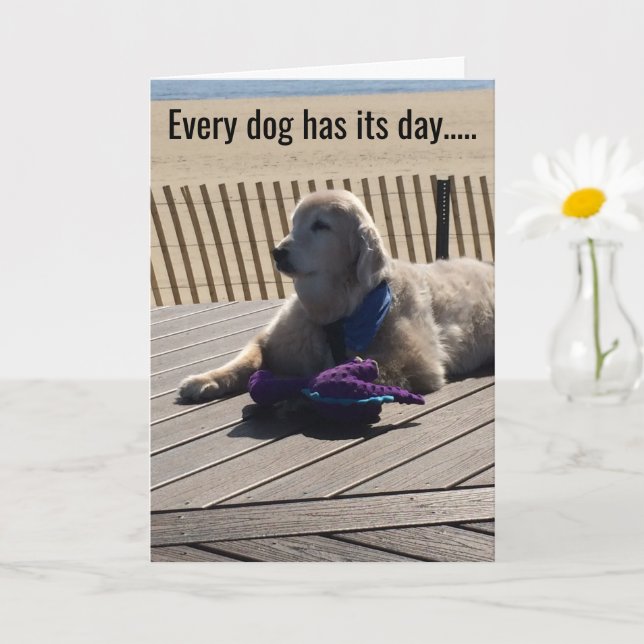 Every Dog Has Its Day, Everyday! - Card (Small Plant)