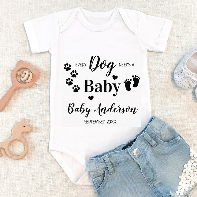 Every Dog Needs A Baby Pregnancy Announcement Bodysuit (Creator Uploaded)