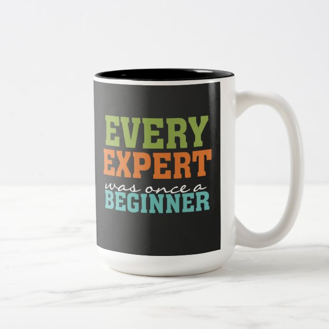 Every Expert Was Once a Beginner Chalkboard Mug (Right)