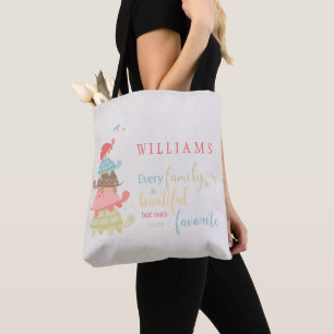 Every Family is Beautiful Custom Name Tote Bag