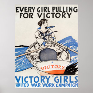 EVERY GIRL PULLING FOR VICTORY DESIGN POSTER